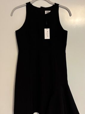 Millie’s minis black asymmetrical dress